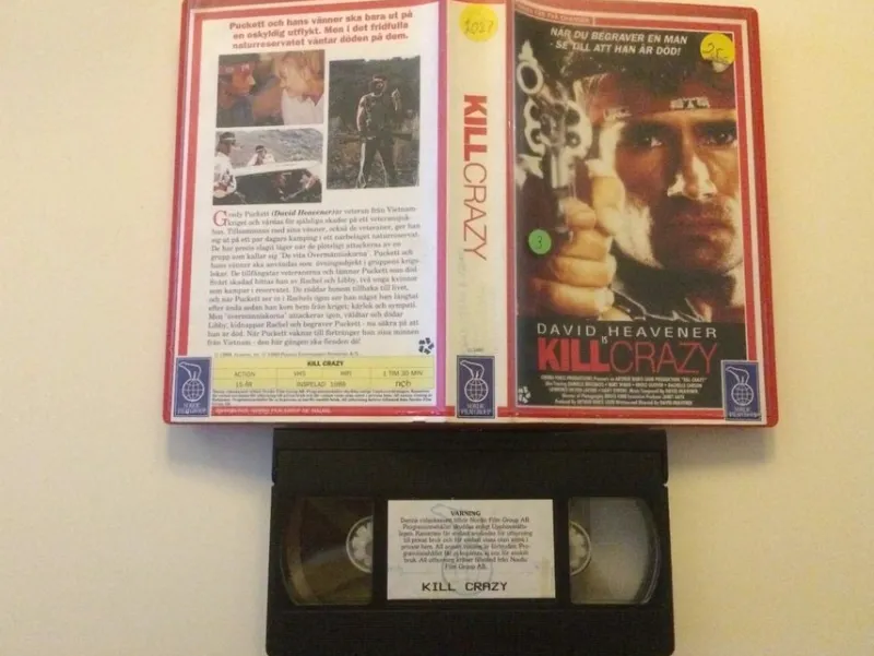 Tradera Kill Crazy (1988) - Nordic> Vhs-filmer