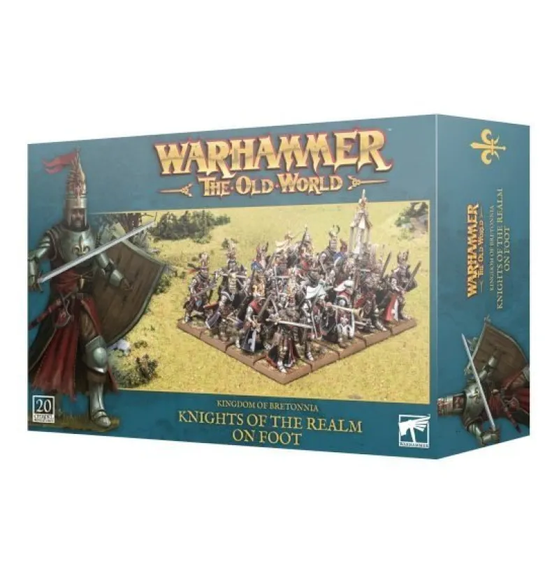 Tradera Kingdom of Bretonnia - Knights of the Realm on Foot (2024) - 99122703009^ Skalamodeller