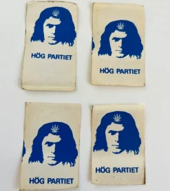 Tradera KJARTAN SLETTEMARK konst stickers Hög Partiet handgjorda RARE underground progg^ Övrig Konst