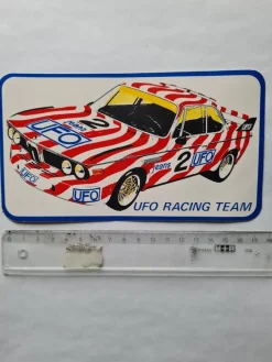 Tradera Klistermärke UFO Racing Team, 70-tal> Klistermärken & Stickers