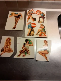 Tradera Klistermärken & Stickers<Klistermärken med pin-up motiv