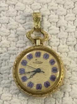 Tradera Klocka hängklocka guldpläterad^ Övrigt Klockrelaterat