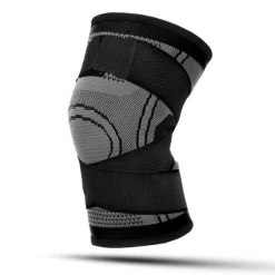 Tradera Övrig Sport & Fritid<Knäskydd - Stöd & Stabilisering elastiskt svart par 2st svart skydd knä spännbar