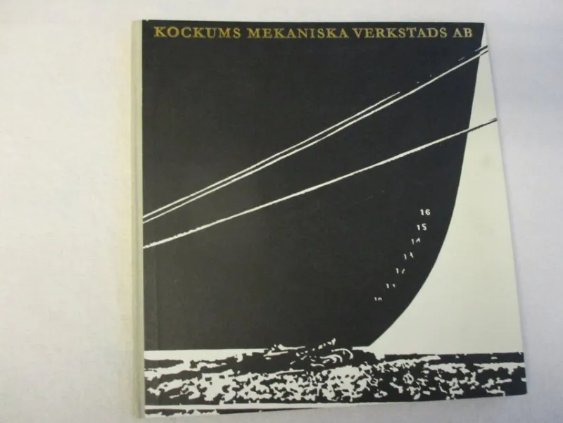 Tradera Kockums Mekaniska Verkstads AB. 125-årsjubileum-bok. 1965. Visitkort medföljer.^ Båt- & Fartygsmemorabilia