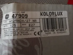 Tradera KOLORLUX DELUX H125NDX/27 NR 125W glödlampa> Belysning & Armaturer