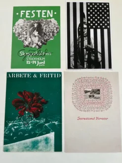 Tradera Konst-kort Progg International Harvester Festen på Gärdet Arbete & Fritid^ Övrig Konst