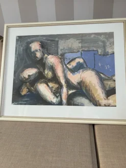 Tradera Konsttryck konst tavla litografi numrerad sensuellt motiv av Anette Englund^ Övrig Konst