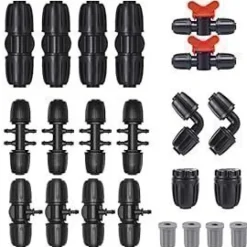 Tradera Bevattning<Kopplingar till vattenslang droppslang 1/2tum 32delar