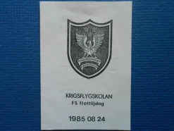 Tradera Krigsflygsskolan F5 Flottiljdag 1985^ Flyg