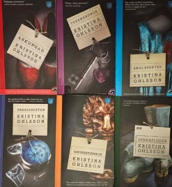 Tradera Kristina Ohlsson - Fredrika Bergman Hela serien 6 Deckare pocket> Pocket