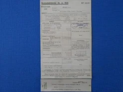 Tradera Kronodebetsedel Kristianstad kvarteret Hovby 2:8^ Fraktsedlar & Fakturor