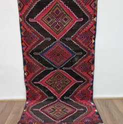 Tradera Äkta Vintage matta ca: 150x80 cm - 100% ull - Tvättad & klart - Handknuten> Mattor