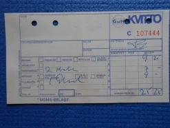 Tradera Kvitto Gulf bensinstation^ Bensinia