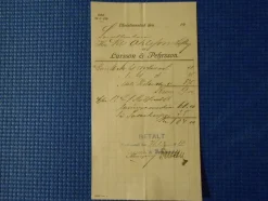 Tradera Fraktsedlar & Fakturor<Kvitto Larsson & Pehrsson Christianstad 1910