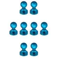 Tradera Kylskåpsmagnet - Kartnålsmagnet - Akryl - 8st - Turkos^ Vitvaror