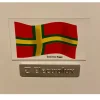 Tradera Magneter<Kylskåpsmagnet Österlenflaggan/Österlens flagga