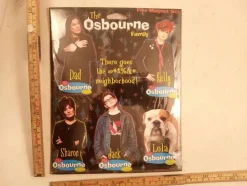 Tradera Magneter<kylskåpsmagnet the osbourne family set om 5 st magneter