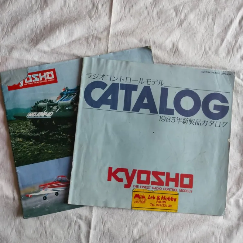 Tradera Kyosho Katalog 1983^ Radiostyrt