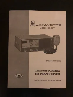 Tradera Lafayette HE20T Transistorized CB Transceiver Installations och Bruksanvisning^ Amatörradio
