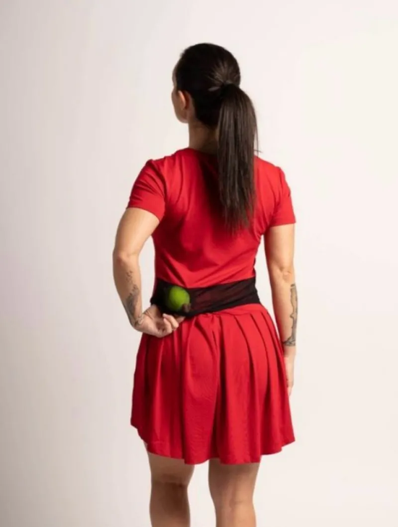 Tradera Padel<LARGE / Helt ny! Padelklänning / tennisklänning - Röd