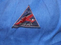 Tradera ÄLDRE BARNMÖSSA MED CLIPPER - MÄRKE^ Flyg