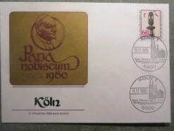 Tradera ÄLDRE FDC (TYSKLAND PAPA NOBISCUM 1980) KÖLN^ Europa