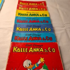 Tradera Äldre Kalle Anka & Co tidningar.> Serieoriginal