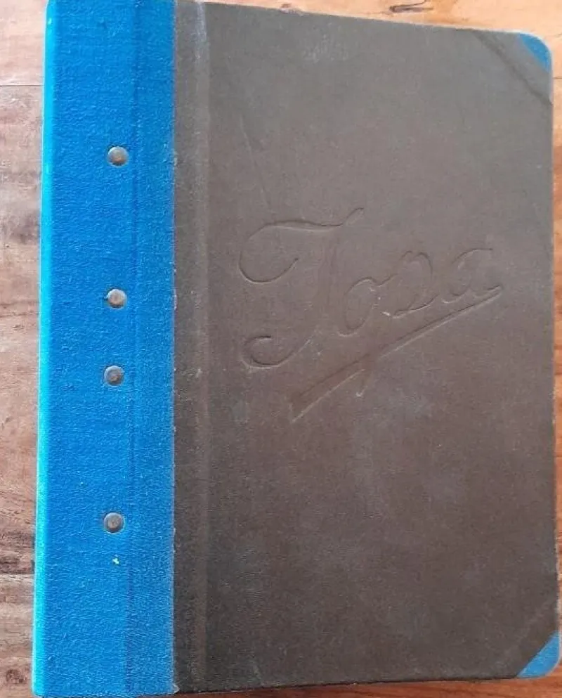 Tradera Affärsverksamhet<Äldre mindre gaffelpärm / Jopa / Nordmark Göteborg / Retro /Vintage /60-70 Tal