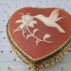 Tradera Smyckeskrin & -förvaring<Äldre smyckeskrin med speldosa Westland