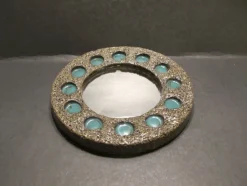 Tradera Äldre väggspegel av keramik. IFÖ. 1960/1970-Tal.> Antikviteter