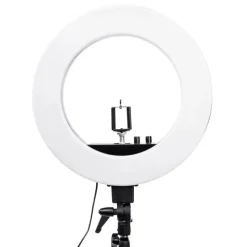 Tradera LED dimbar Ringlight 50W med mobilhållare^ Fotoutrustning