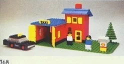 Tradera Lego 368 Taxi Station> Byggklossar & Lego