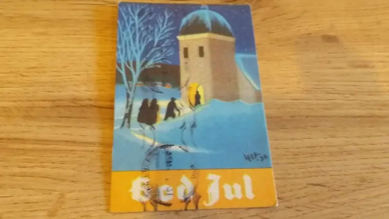 Tradera Allmänna Motiv<Leif Julvykort från 1950-talet