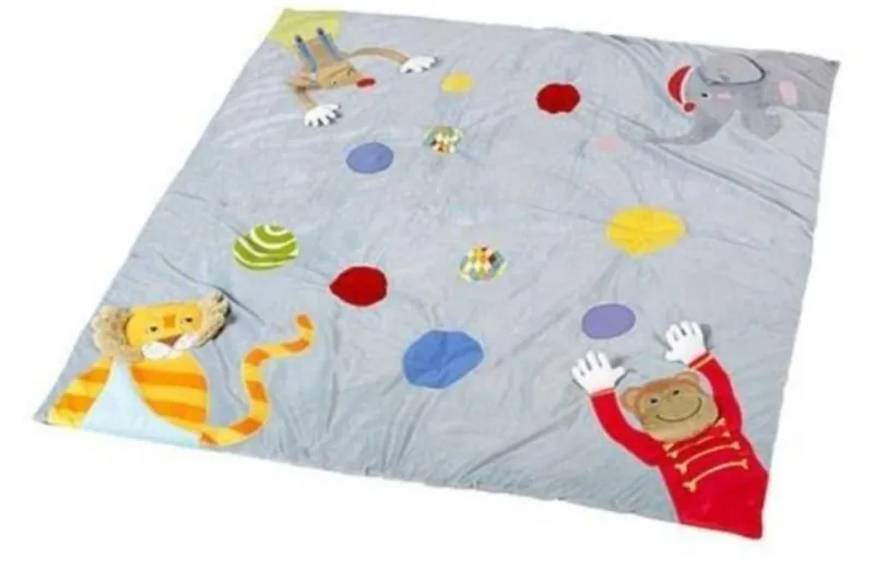 Tradera Lekmatta med djurmotiv> Babyleksaker