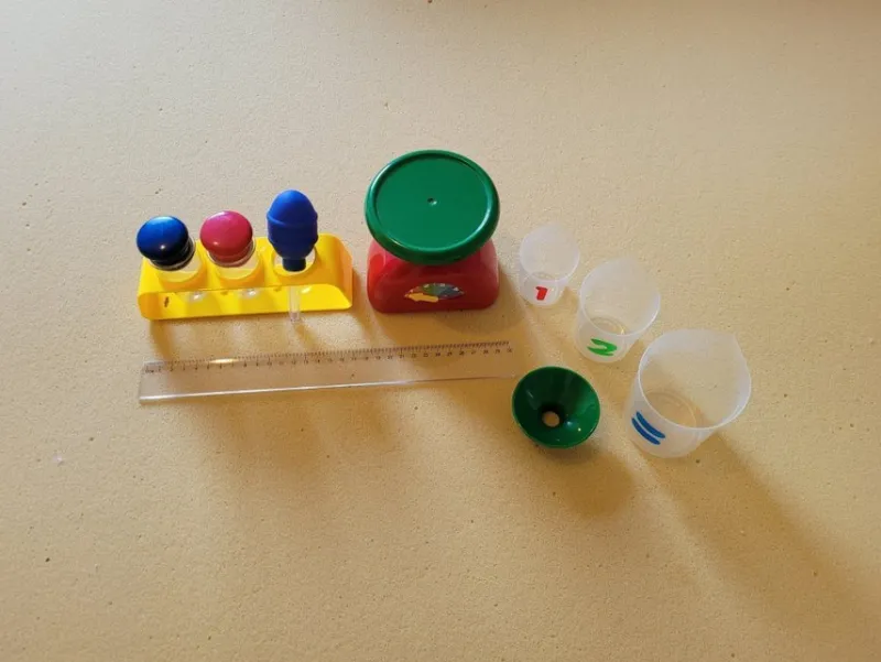 Tradera Lekset för barn - Laboratoriet Experiment leksak set, Mätning och vägande> Babyleksaker