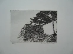 Tradera LENNART GLEMME KÖRBANA i ETSNING FRÅN 1971^ Grafik & Teckningar