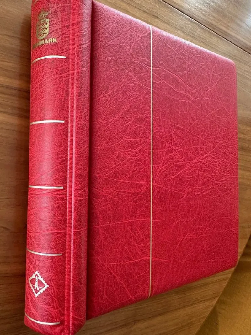 Tradera Leuchtturm album Danmark 1851-1989 ihyfsat skick (Nr 5)^ Tillbehör