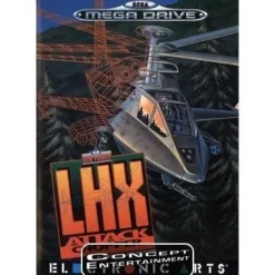 Tradera Sega<LHX ATTACK CHOPPER (komplett) till Sega Mega Drive