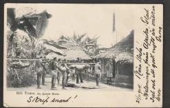 Tradera Världen Utom Norden<Liberia, Hill Town. Du Queah River 1904. Jägare med byten