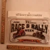 Tradera Skyltar<licens plate race rally week 1994 11cm*18cm