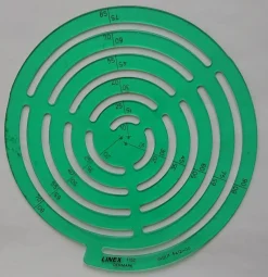 Tradera LINEX 1152 schablon/mall^ Hobbymaterial