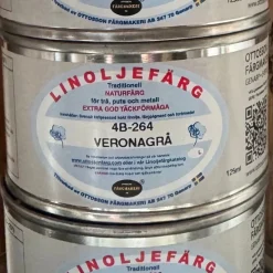 Tradera Linoljefärg Veronagrå NY VARA> Färg & Tapeter