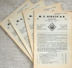 Tradera LITTERATUR. Hirsch Mynthandel. Lagerlista 25-28, 1961^ Övrigt Mynt & Sedlar
