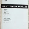 Tradera LITTERATUR. Hirsch Mynthandel. Lagerlista 83, 1975^ Övrigt Mynt & Sedlar