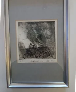 Tradera Lituagrafi av Miklós Szühodolsky^ Övrig Konst