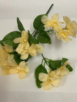 Tradera Konstgjorda Växter<Ljusgula konstgjorda blommor