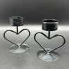 Tradera Ljusstakar | 2 st Hjärtan i lättare metall^ Dekorationer