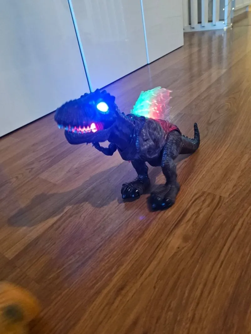 Tradera Ljusupplyst dinosaurie med ägg> Robotleksaker & Robotdjur