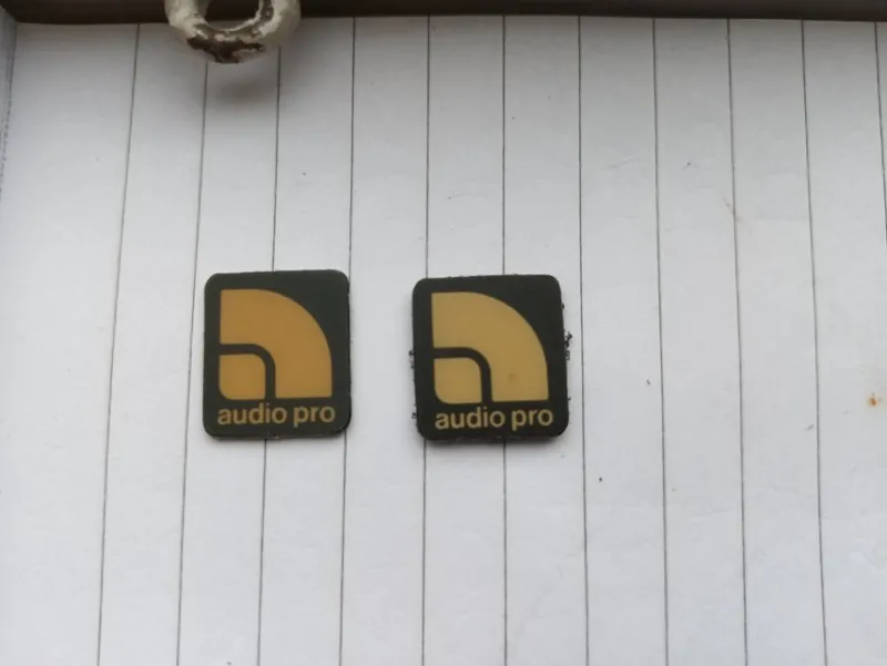 Tradera Loggor typmärken A4-14 Audio pro mfl.^ Högtalare