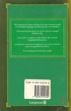Tradera Longman dictionary of poets. The lives and works of 1001 poets in the english..> Litteraturvetenskap